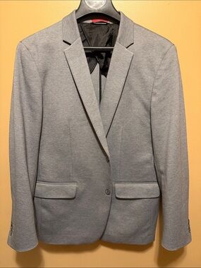 Alfani Light Gray Men's Sport Coat - Tailored Two-Button Blazer